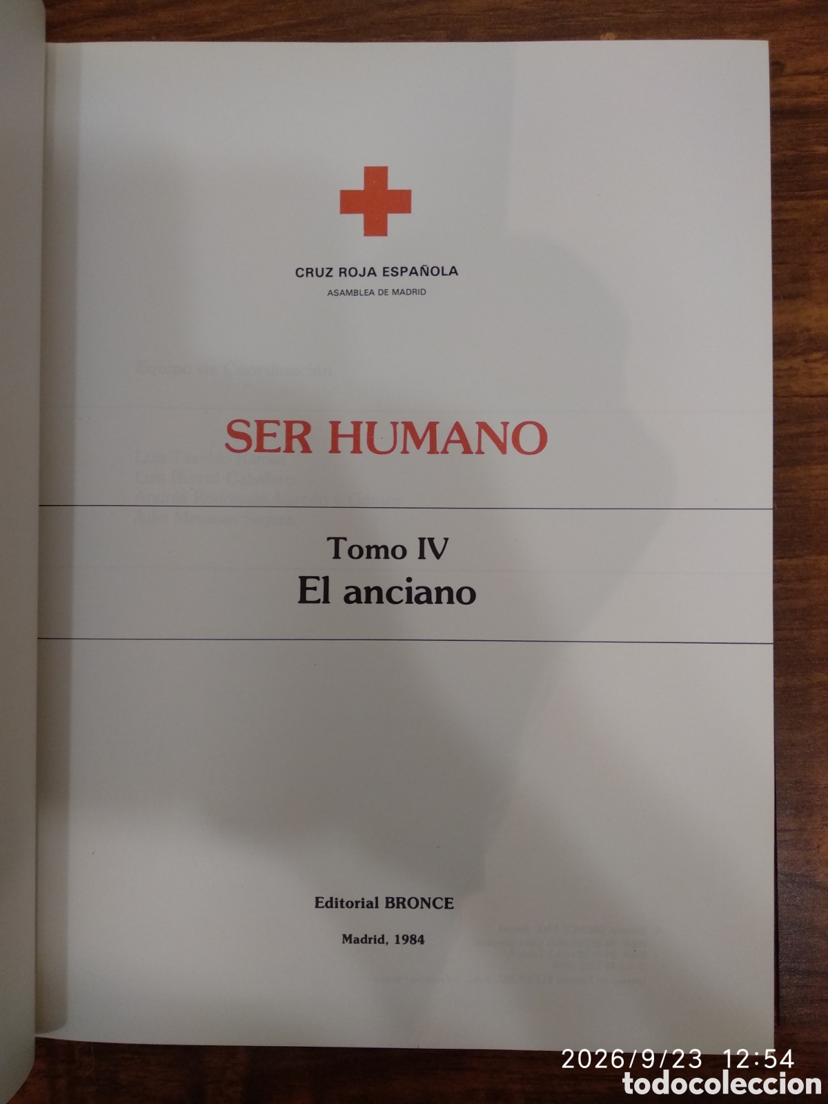 Libros de segunda mano: Ser humano (El anciano) - Foto 12