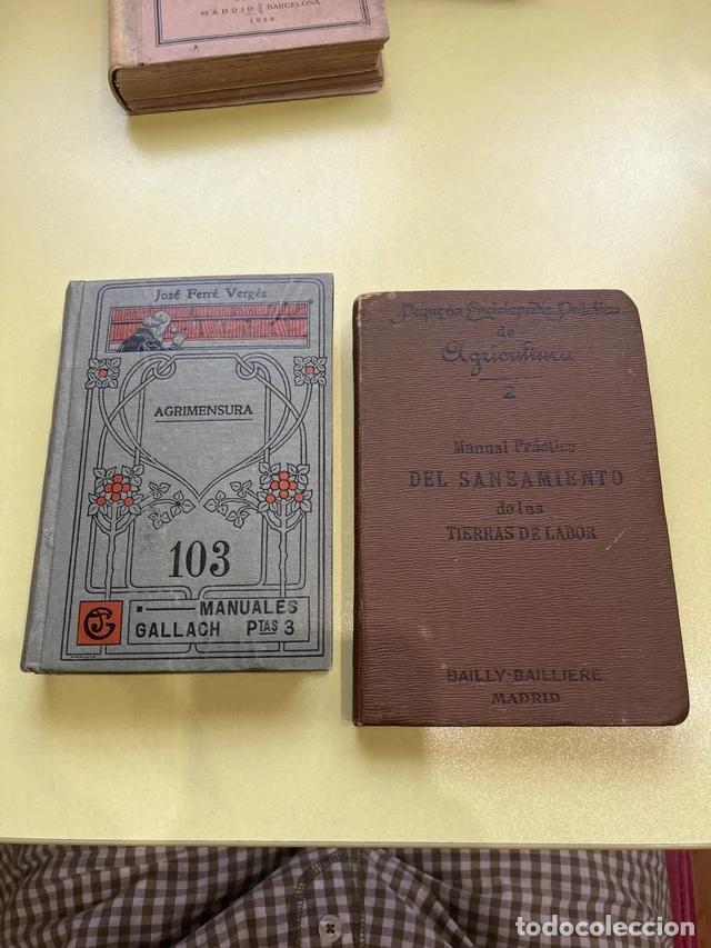 Libros de segunda mano: Agrimensura y Manual practico de saneamiento
