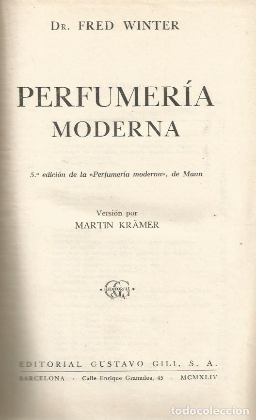 Libros de segunda mano: PERFUMERIA MODERNA - DR. FRED WINTER - Foto 2