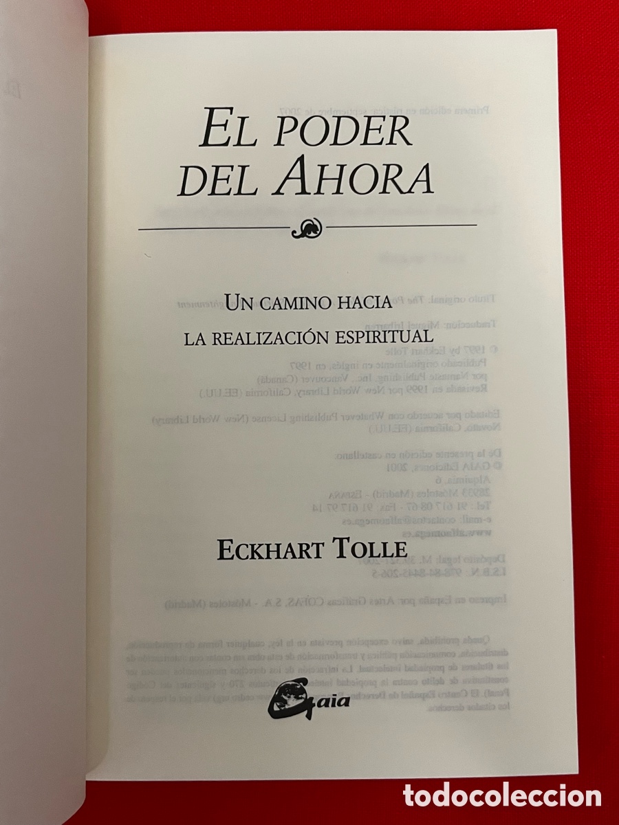 Libros de segunda mano: Libro El poder del ahora - Eckhart Tolle - Foto 4