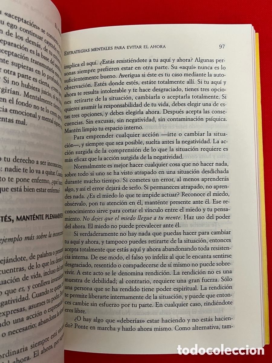 Libros de segunda mano: Libro El poder del ahora - Eckhart Tolle - Foto 6