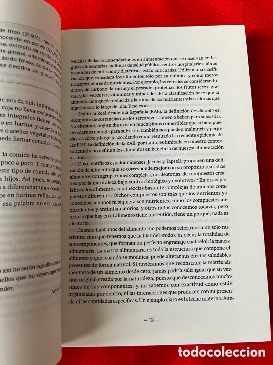 Libros de segunda mano: Libro Come comida real - Carlos R&iacute;os - Foto 5
