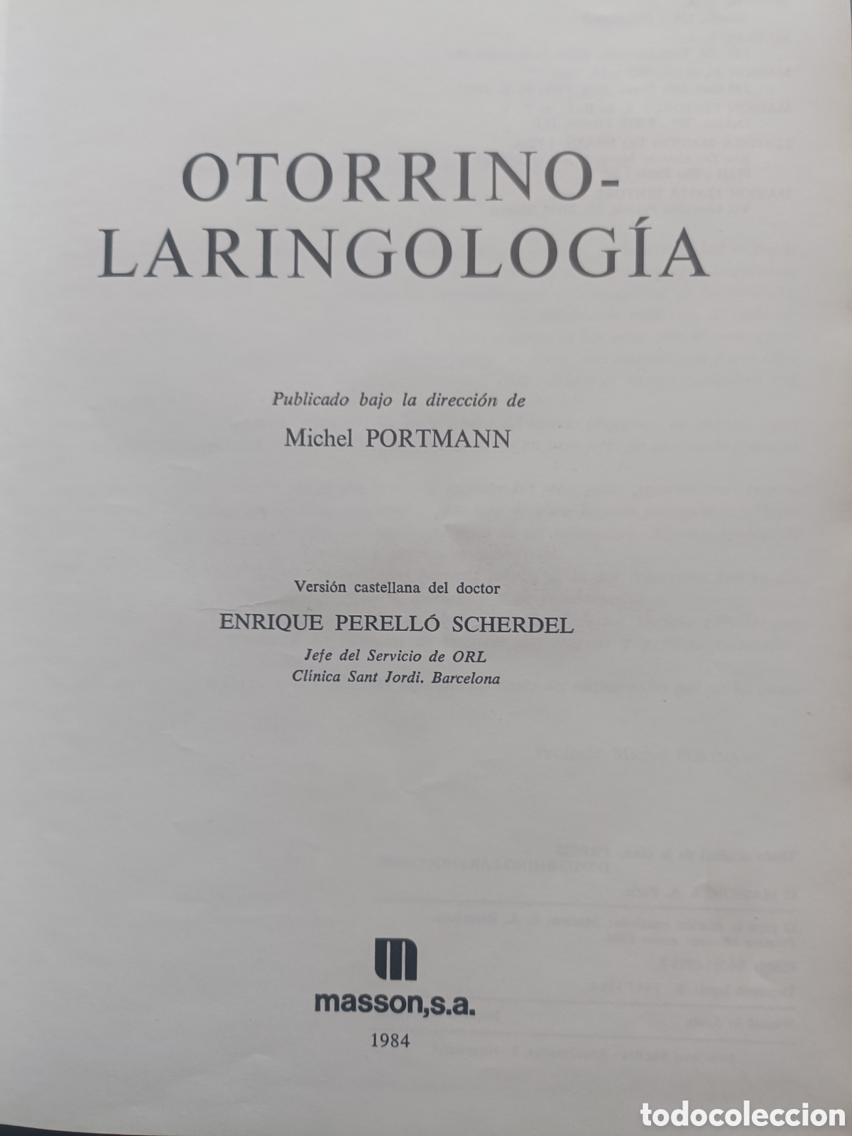 Libros de segunda mano: Otorrinolaringolog&iacute;a - Foto 2