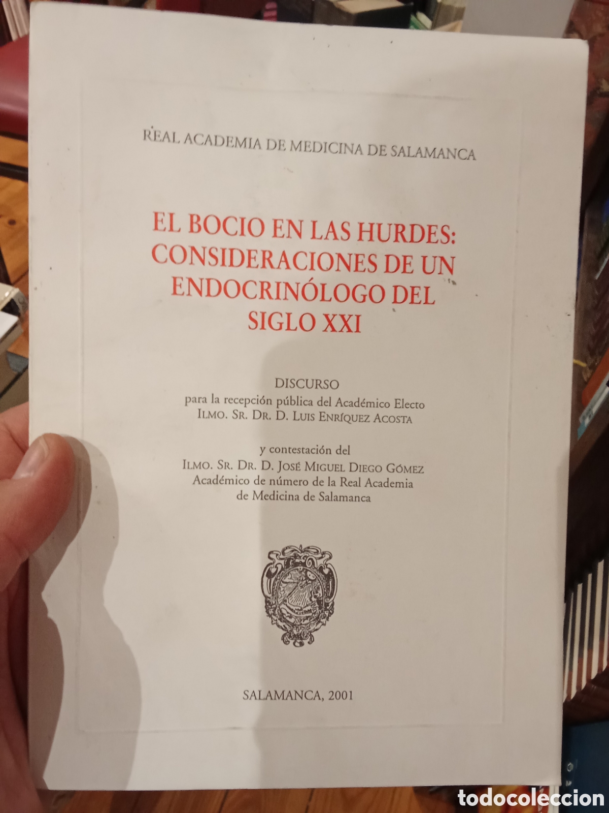 Libros de segunda mano: El bocio en las hurdes: Consideraciones de un endocrin&oacute;logo del siglo XXI - Luis Enriquez Acosta