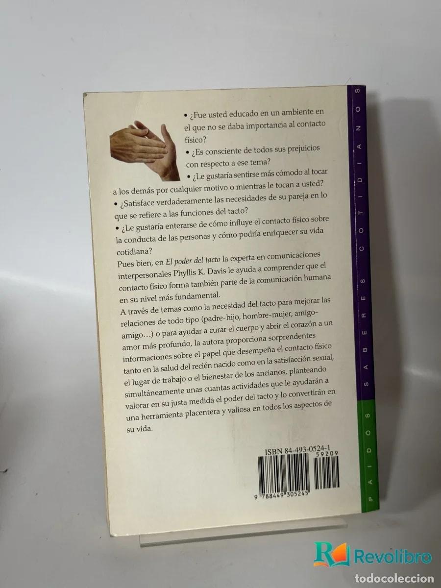 Libros de segunda mano: El poder del tacto - Phyllis K. Davis - Foto 2