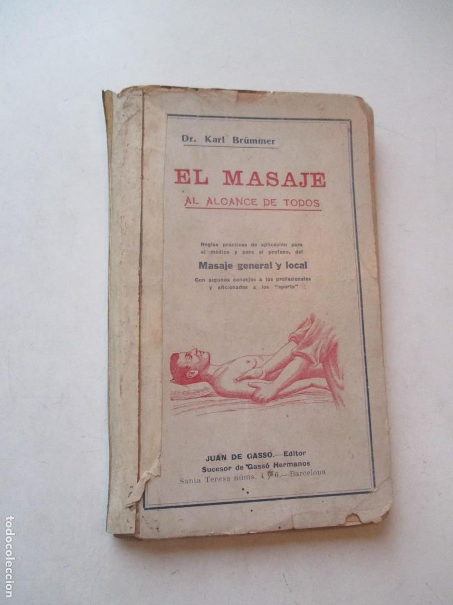 Libros de segunda mano: Dr. KARL BR&Uuml;MMER El masaje al alcance de todos W42234