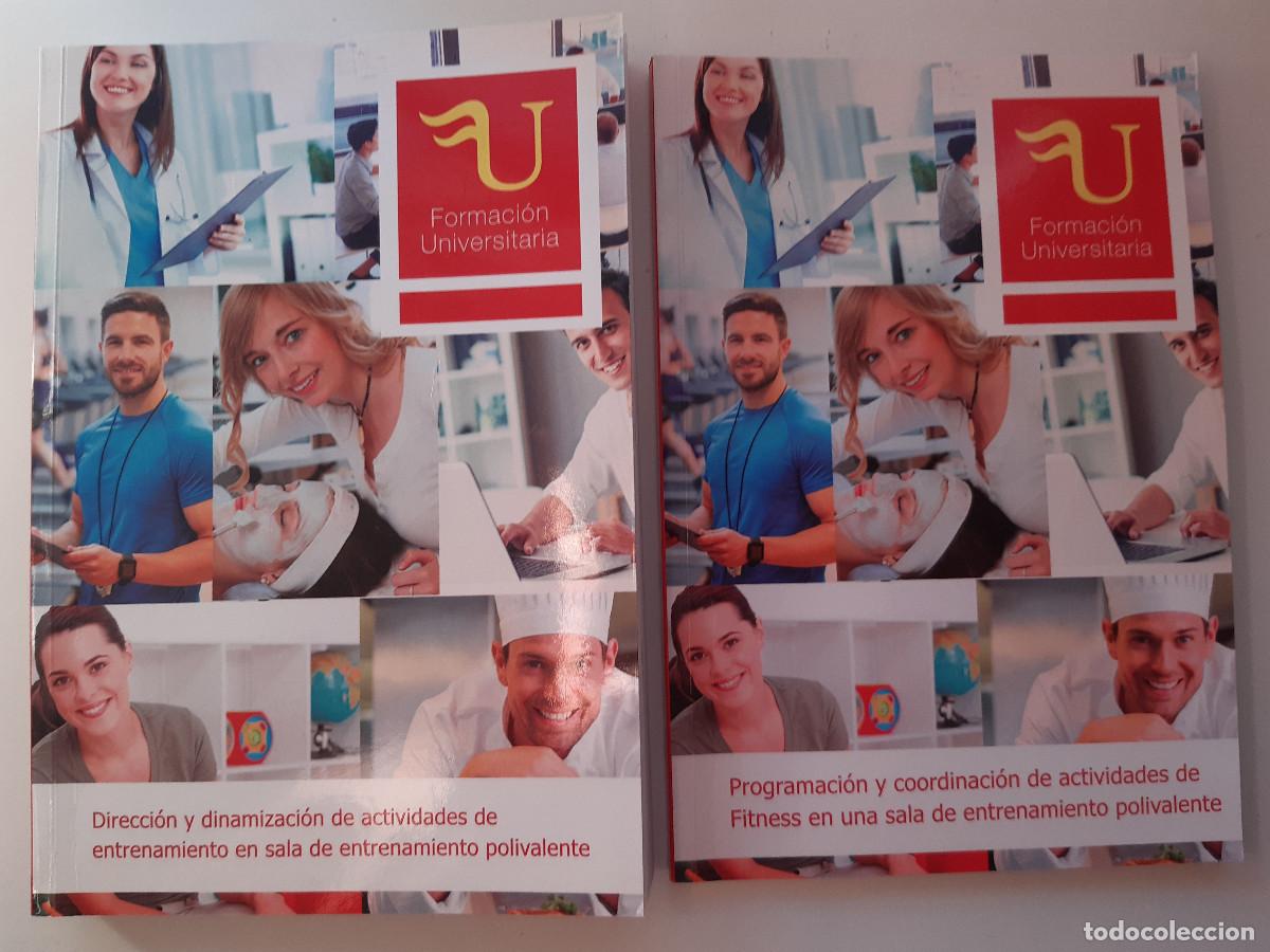 Libros de segunda mano: DIRECCION Y DINAMIZACION DE ACTIVIDADES DE ENTRENAMIENTO EN SALA DE ENTRENMIENTO POLIVALENTE 2 TOMOS