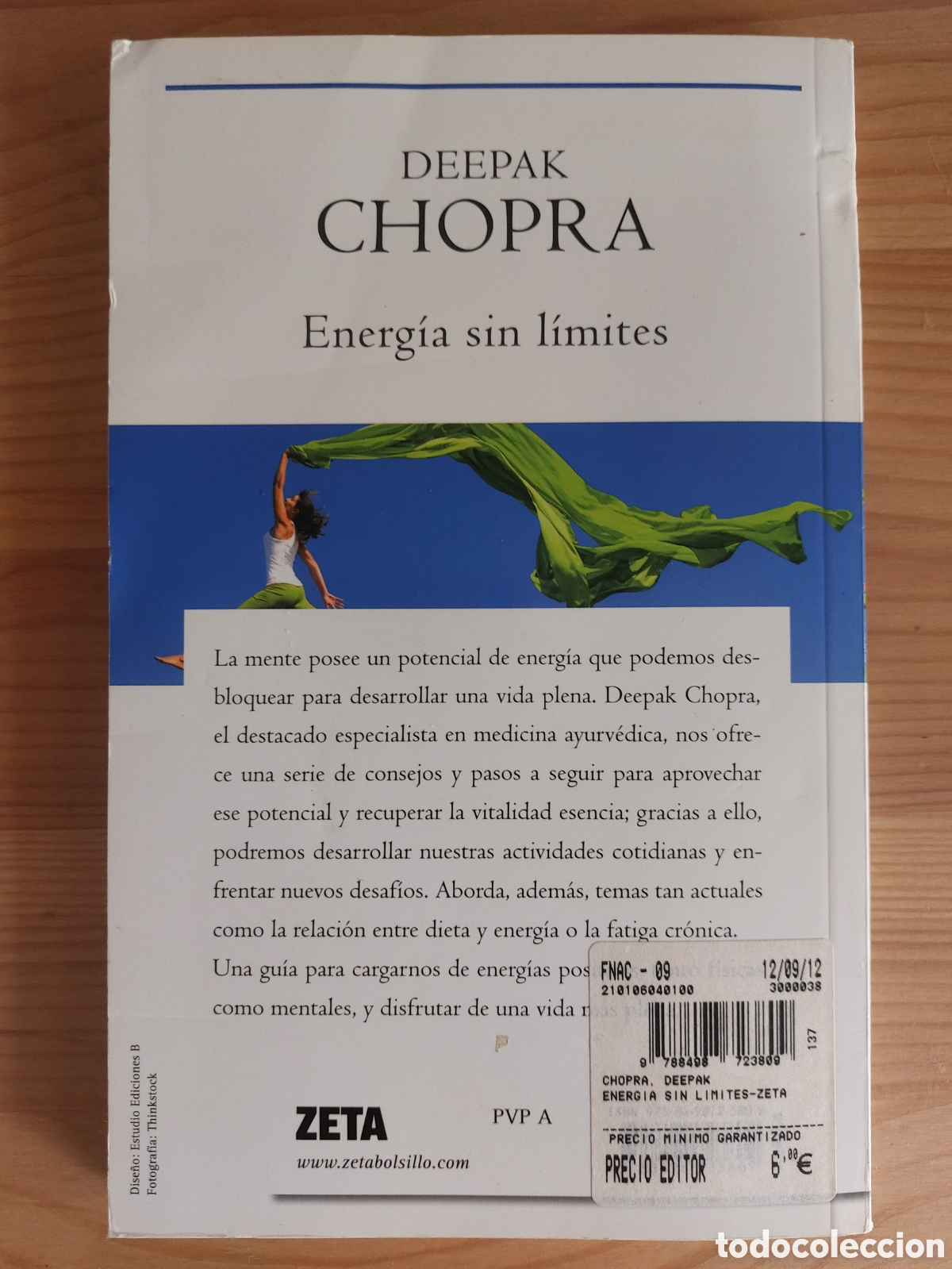 Libros de segunda mano: Energ&iacute;a sin l&iacute;mites. Deepak Chopra - Foto 5