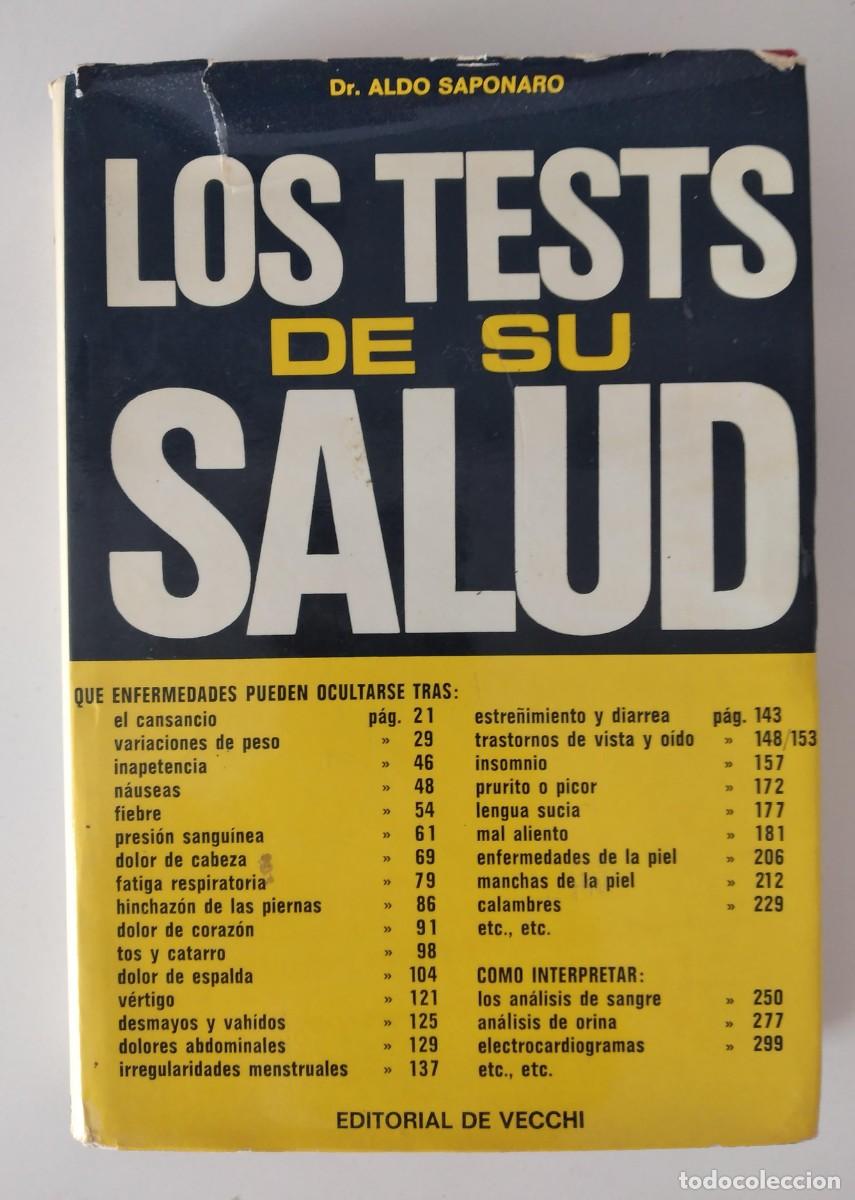 Libros de segunda mano: Los tests de su salud -Dr. Aldo Saponaro