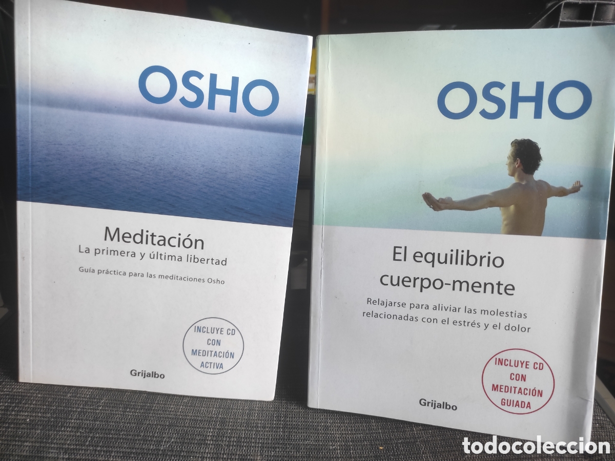 Libros de segunda mano: OSHO. MEDITACI&Oacute;N, LA PRIMERA Y &Uacute;LTIMA LIBERTAD + Equilibrio cuerpo-mente. 2 CD
