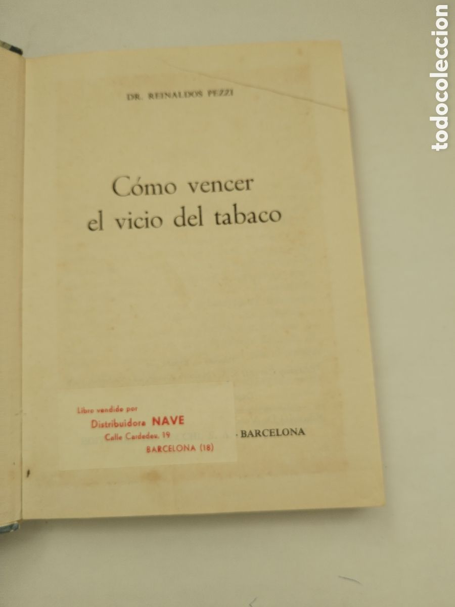 Libros de segunda mano: COMO VENCER EL VICIO DEL TABACO/DR. R. PEZZI - Foto 2