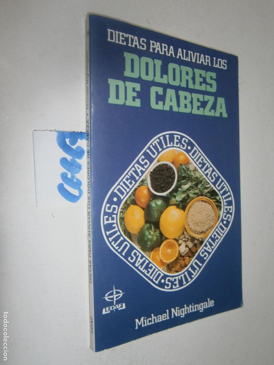 Libros de segunda mano: DIETAS PARA ALIVIAR LOS DOLORES DE CABEZA