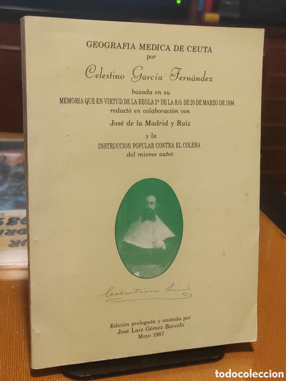 Libros de segunda mano: Geografia m&eacute;dica de Ceuta.- Garc&iacute;a Fern&aacute;ndez, Celestino. Instrucci&oacute;n popular contra el c&oacute;lera