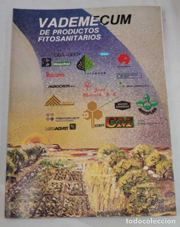 Libros de segunda mano: VADEMECUM DE PRODUCTOS FITOSANITARIOS, CARLOS DE LI&Ntilde;AN Y VICENTE 1982, LIBRO