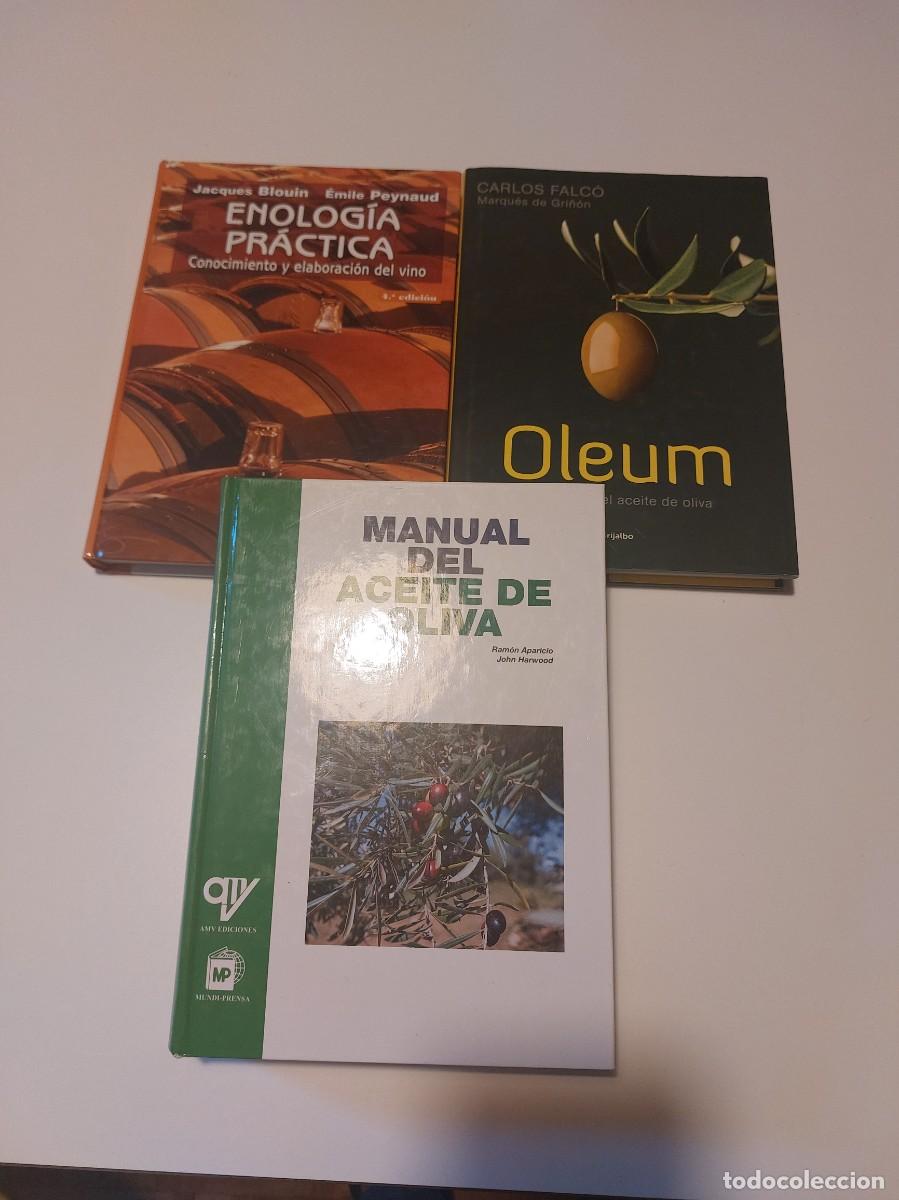 Libros de segunda mano: lote libros Enologia cultivo Aceite Oliva nuevos