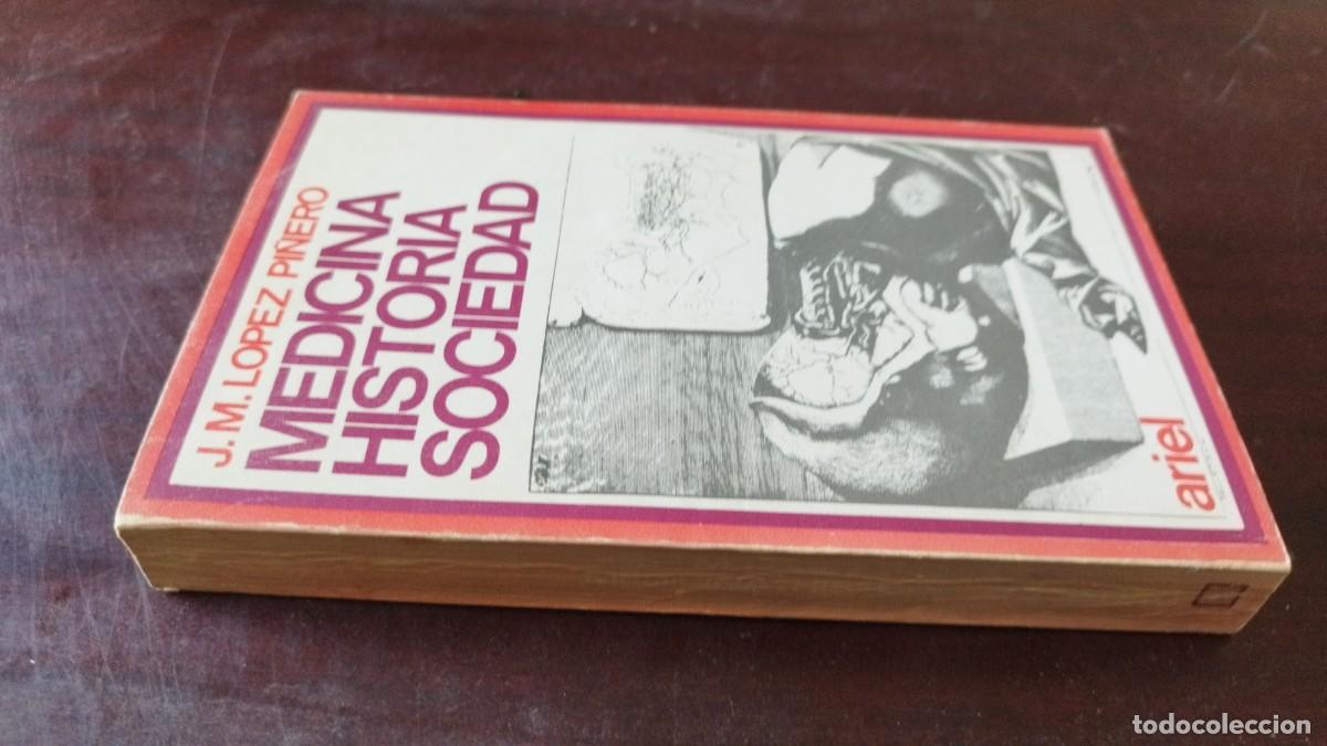 Libros de segunda mano: MEDICINA HISTORIA SOCIEDAD / J.M.LOPEZ PI&Ntilde;ERO / CAJA 604 / ARIEL