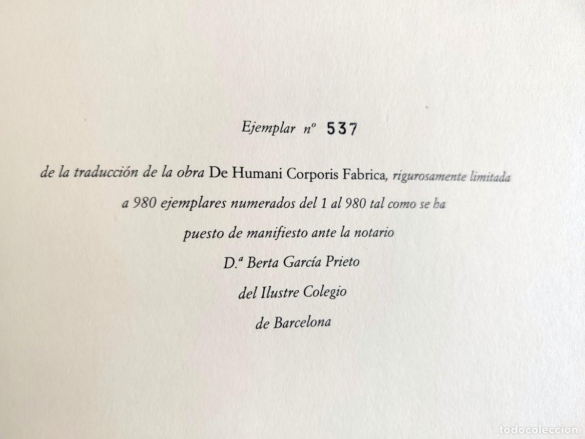 Second hand books: DE HUMANI CORPORIS FABRICA,LIBRI SEPTEM. ANDREAE VESALII. TOMO II, EXPLICACI&Oacute;N, TRADUCCI&Oacute;N