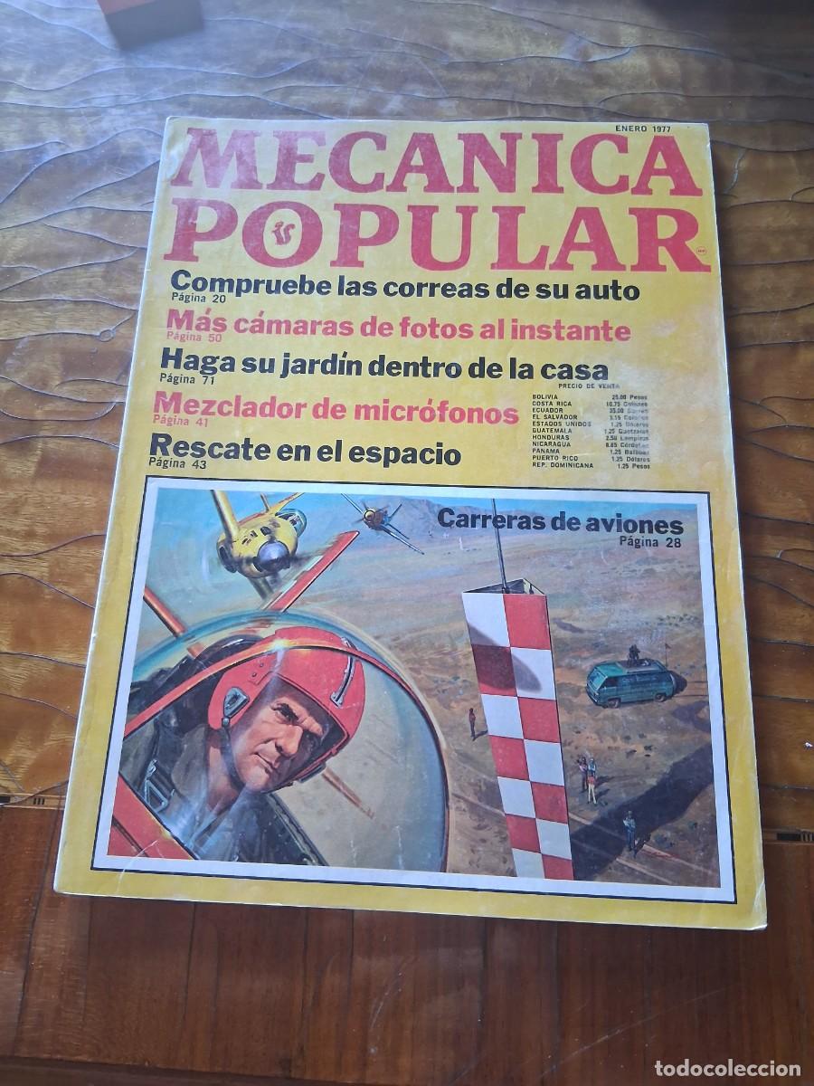 Libri di seconda mano: REVISTA MEC&Aacute;NICA POPULAR ENERO 1977 frenos de tambora tambor laboratorio