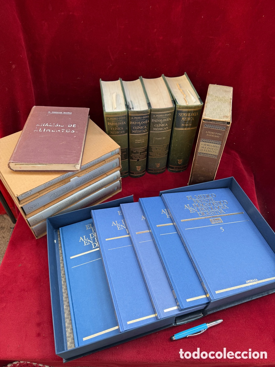 Second hand books: Gran lote de libros medicos antiguos!