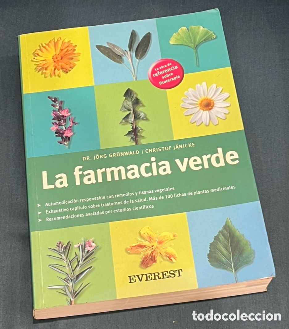 Libri di seconda mano: Libro. Dr. J&ouml;rg Gr&uuml;nwald y Christof J&auml;nicke. &ldquo;La Farmacia Verde&rdquo;. Ed. Everest. 2006.