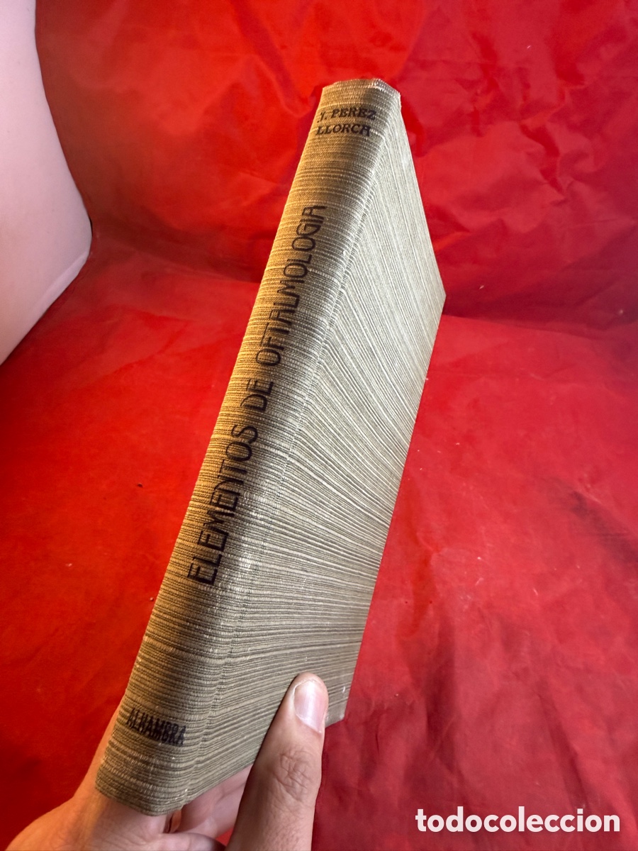 Libros de segunda mano: ELEMENTOS DE OFTALMOLOG&Iacute;A 1965