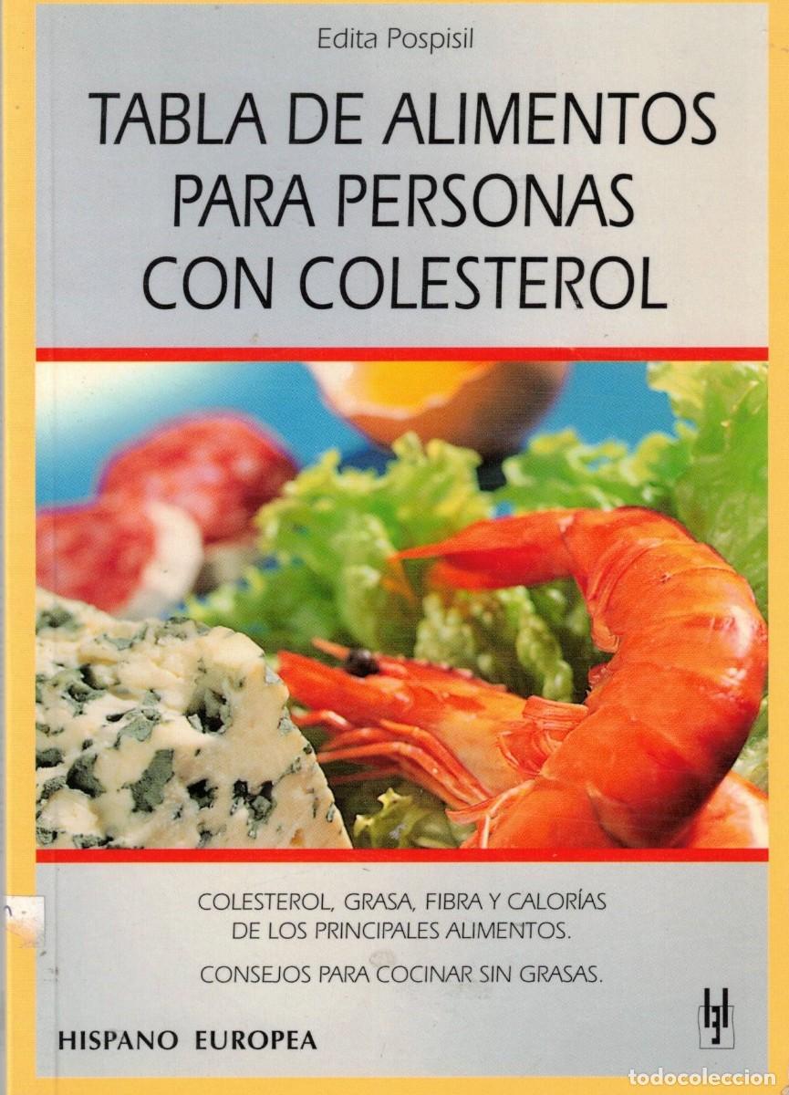 Libros de segunda mano: :::: EB11 - TABLA DE ALIMENTOS PARA PERSONAS CON COLESTEROL - EDITA POSPISIL