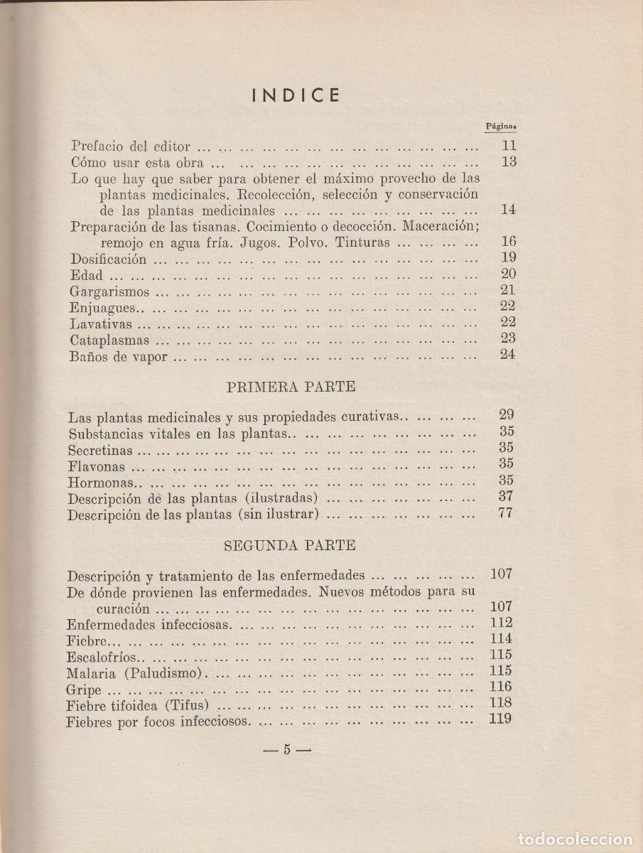 Libros de segunda mano: Plantas medicinales, Dr. A. Vander - Foto 5