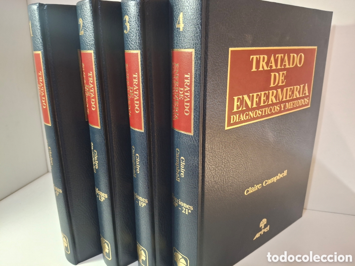 Libros de segunda mano: TRATADO DE ENFERMERIA, DISGNOSTICOS Y METODOS, CLAIRE CAMPBELL, 4 VOLUMENES, TIMES MIRROR, 1994