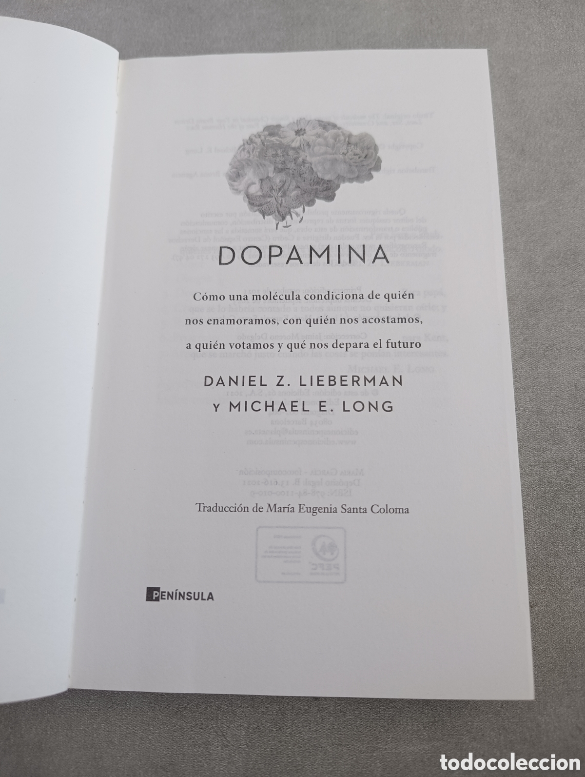 Libros de segunda mano: DOPAMINA - DANIEL LIEBERMAN Y MICHAEL LONG - Foto 4