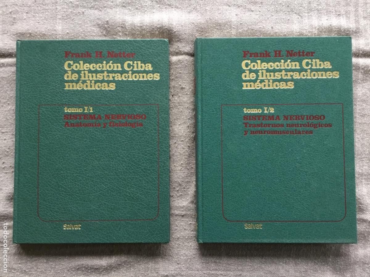 Libros de segunda mano: FRANK NETTER // COLECCION CIBA DE ILUSTRACIONES MEDICAS // SISTEMA NERVIOSO // DOS TOMOS