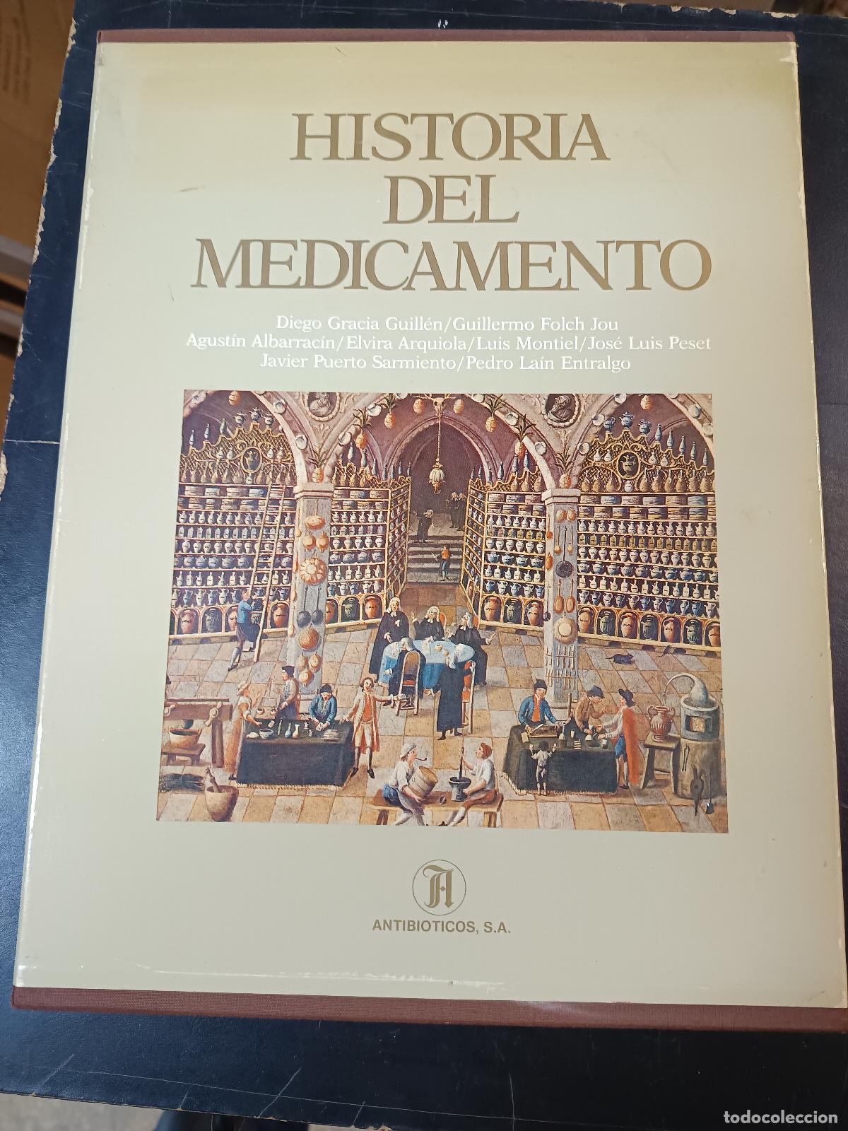 Libros de segunda mano: HISTORIA DEL MEDICAMENTO TOMO 1,2 Y 3 EN ESTUCHE EDIT DOYMA A&Ntilde;O 1984