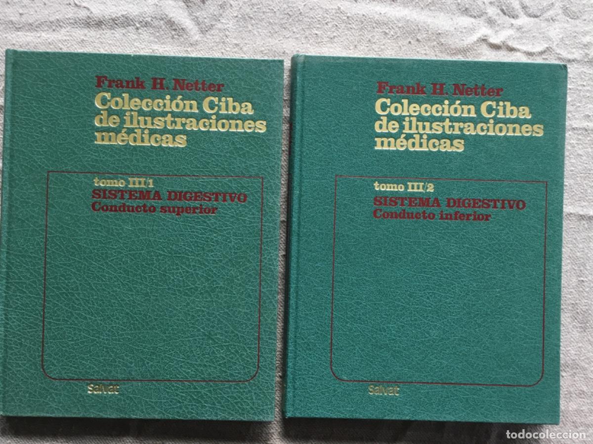 Libros de segunda mano: FRANK NETTER // COLECCION CIBA DE ILUSTRACIONES MEDICAS // SISTEMA DIGESTIVO // DOS TOMOS