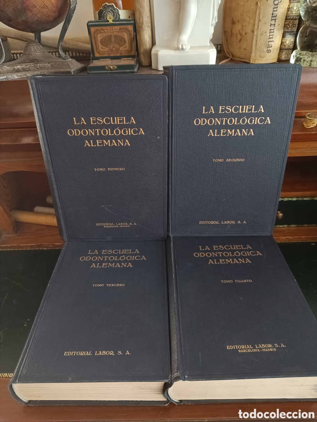 Libros de segunda mano: LA ESCUELA ODONTOL&Oacute;GICA ALEMANA. OBRA COMPLETA 4 TOMOS. ODONTOLOG&Iacute;A, DENTISTA 1937-1947 LABOR.