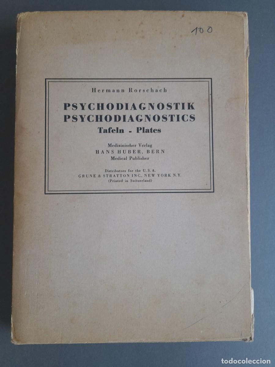 Libros de segunda mano: 10 tablas: hermann rorschach, psychodiagnistik, psychodiagnostics, tafeln- plates ,