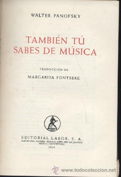 Libros de segunda mano: TAMBIEN TU SABES DE MUSICA  (A/ MU- 148)