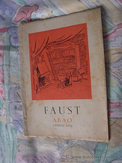 Libros de segunda mano: Abao, 1954, Faust - Foto 1