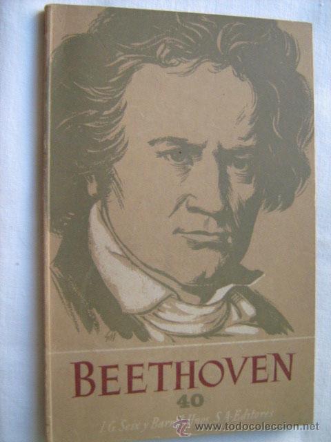 Libros de segunda mano: BEETHOVEN. PALAU, Jos&eacute;. 1945 - Foto 1