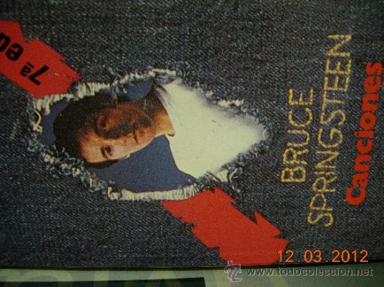 Libros de segunda mano: Bruce Springsteen Canciones Espiral - Foto 1