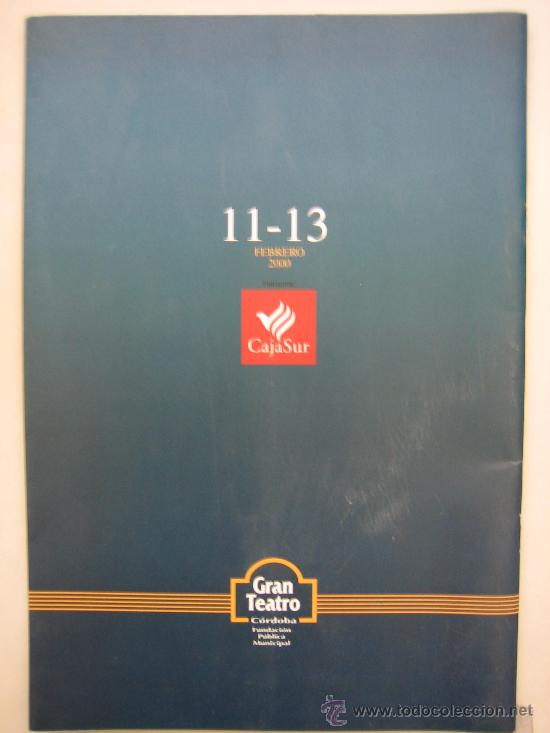 Libros de segunda mano: Programa de RIGOLETTO. Gran Teatro de Cordoba - Foto 4