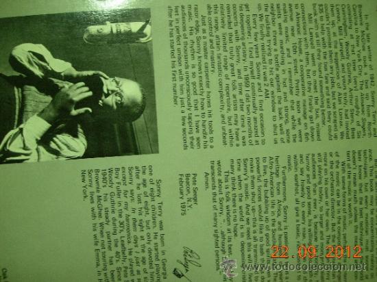 Libros de segunda mano: Sonny Terrys Country blues harmonica (en ingl&eacute;s) - Foto 3