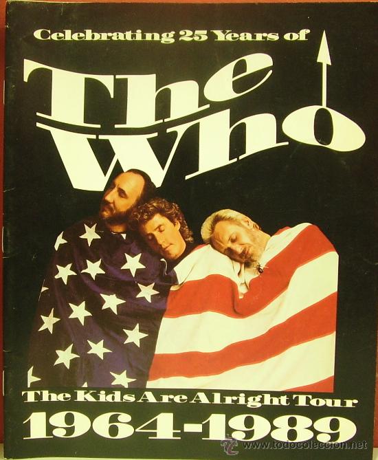 Libros de segunda mano: LIBRO THE WHO-THE KIDS ARE ALRIGHT TOUR 1964-1989 (ENGLAND)