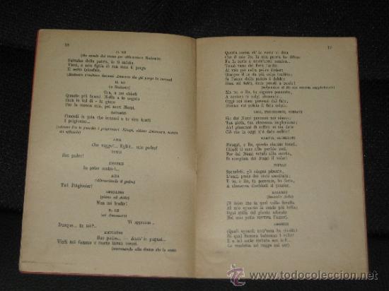 Libros de segunda mano: CUADERNILLO CON LA OPERA AIDA DE GIUSEPPE VERDI - Foto 2