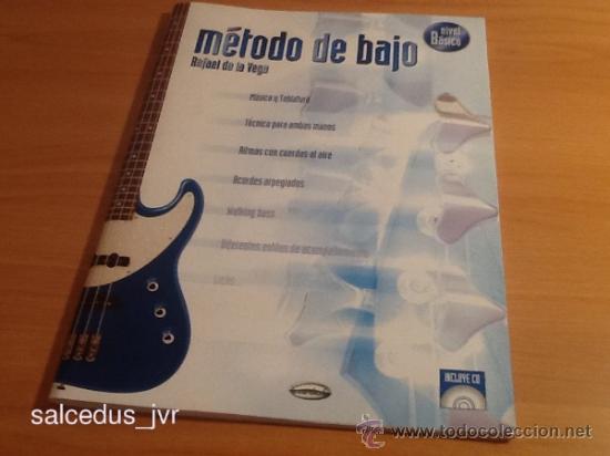 Libros de segunda mano: M&eacute;todo de Bajo Rafael de la Vega Nivel B&aacute;sico Carisch Incluye CD Libro Nuevo