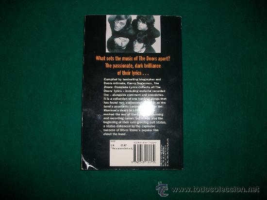 Libros de segunda mano: THE DOORS, COMPLETE LYRICS BY DANNY SUGERMAN - Foto 2
