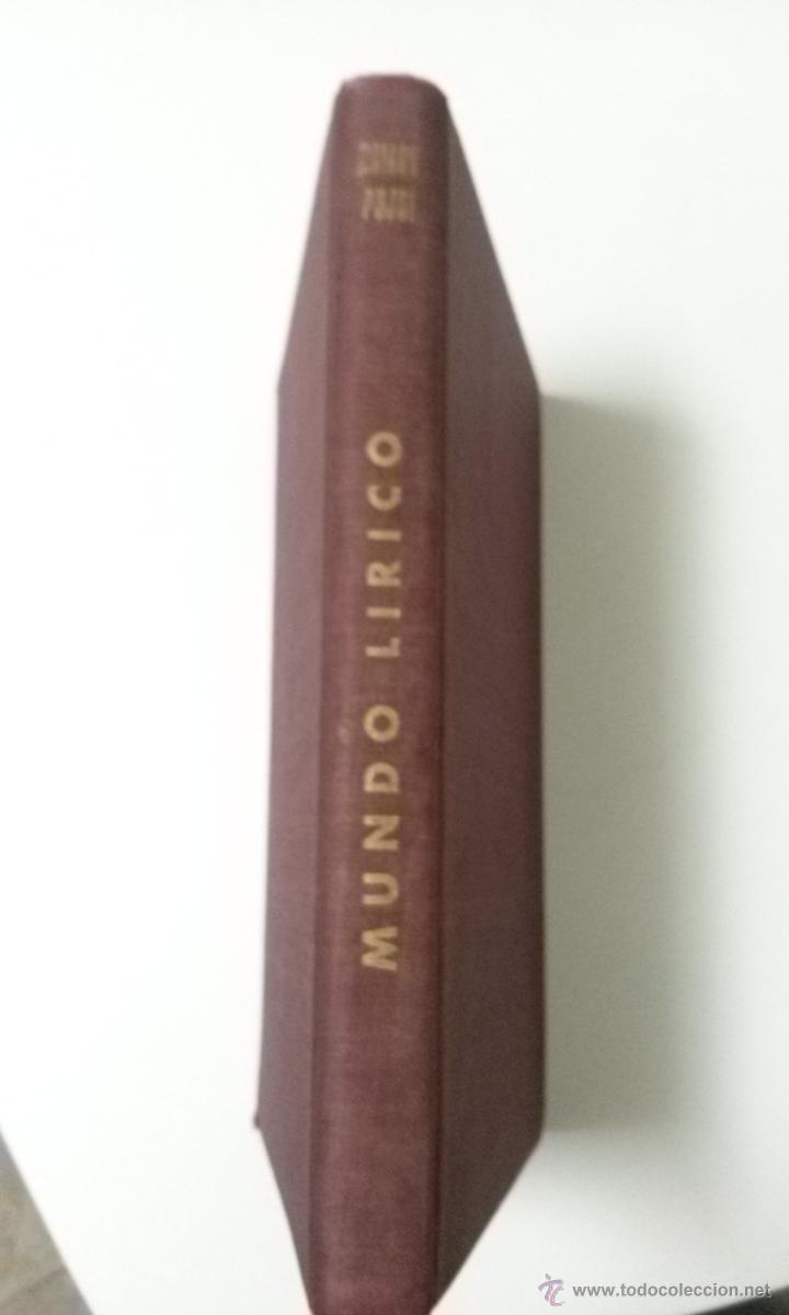 Libri di seconda mano: MUNDO LIRICO - PUJOL, Ramon