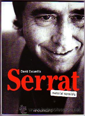 Libros de segunda mano: SERRAT. MATERIAL SENSIBLE MU-223 - Foto 1