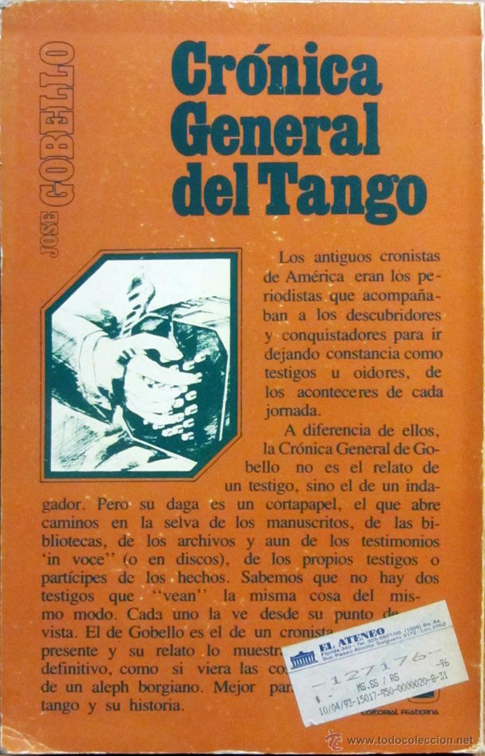 Libros de segunda mano: CRONICA GENERAL DEL TANGO + REGALO (8) - Foto 2