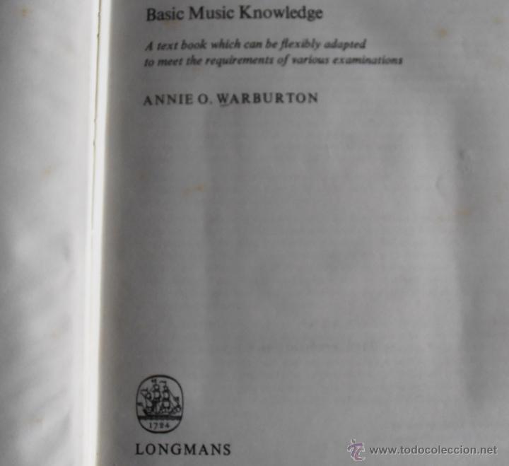 Libros de segunda mano: BASIC MUSIC, KNOWLEDGE, ANNIE O. WARBURTON - Foto 4