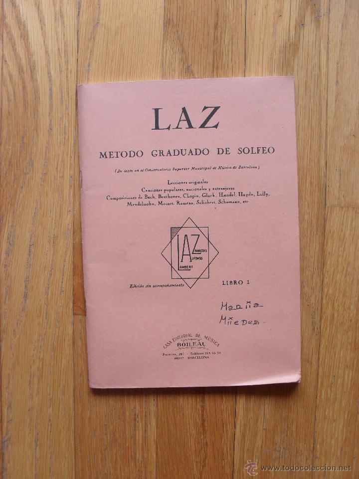 Libros de segunda mano: LAZ Metodo Graduado de Solfeo, Libro 1 - Foto 2