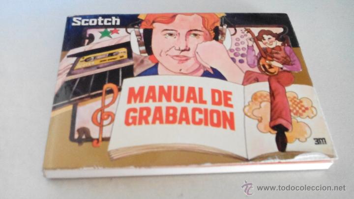 Libros de segunda mano: SCOTCH - MANUAL DE GRABACION - Foto 1